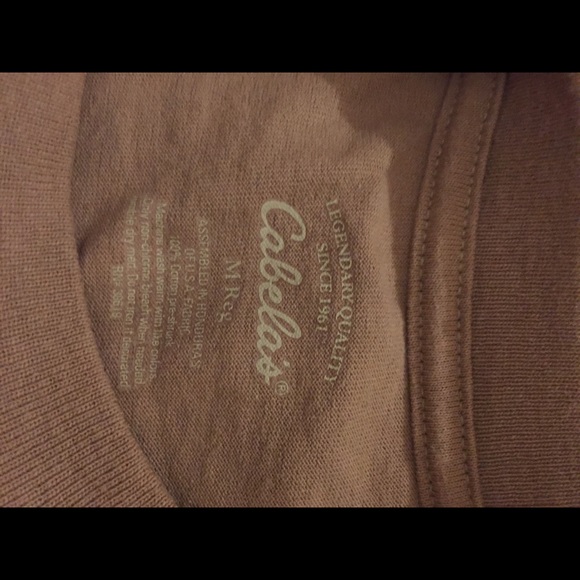 NWOTs CABELA'S S/S deer shirt MED - Picture 3 of 5